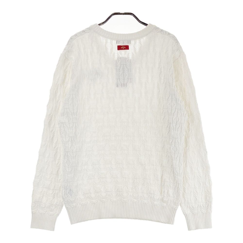 サイズ：L CALLAWAY キャロウェイ レッドレーベル Vネック ニット