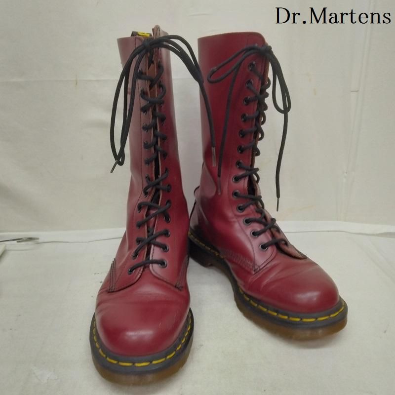 ドクターマーチンDr Martens 14ホールロングブーツ 黒UK7(26
