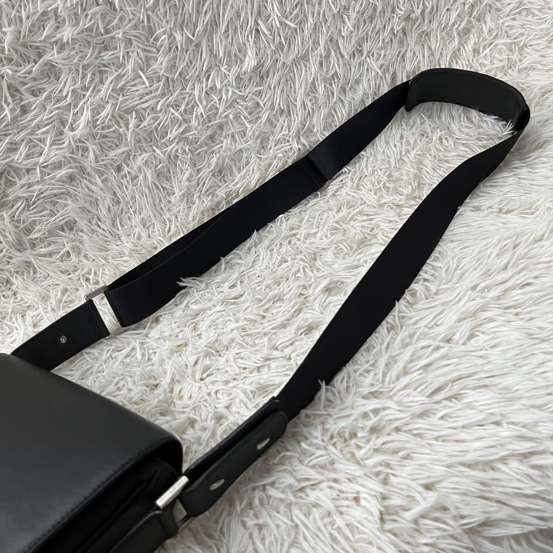 dunhill ダンヒル ショルダーバッグ オールレザー 本革 クロス