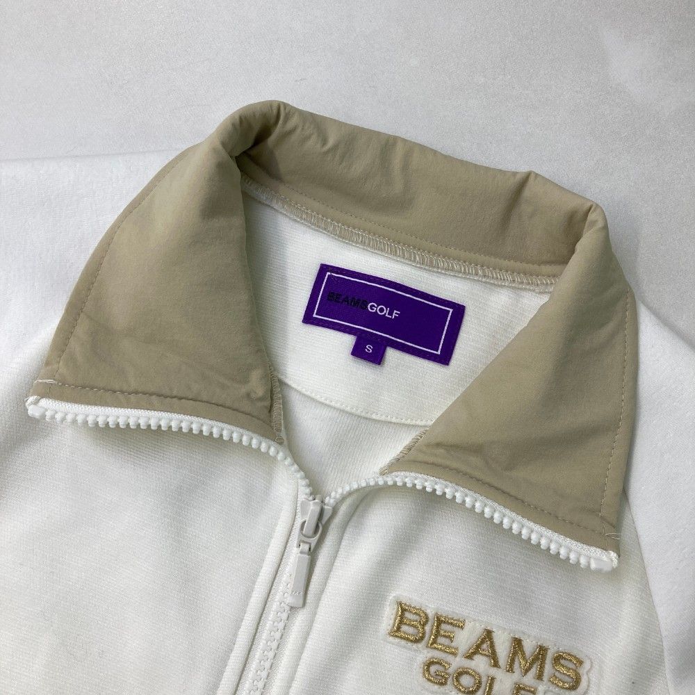 BEAMS GOLF 2wayホワイトジャケット Sサイズ サイズ：S BEAMS GOLF ビームスゴルフ ジップジャケット