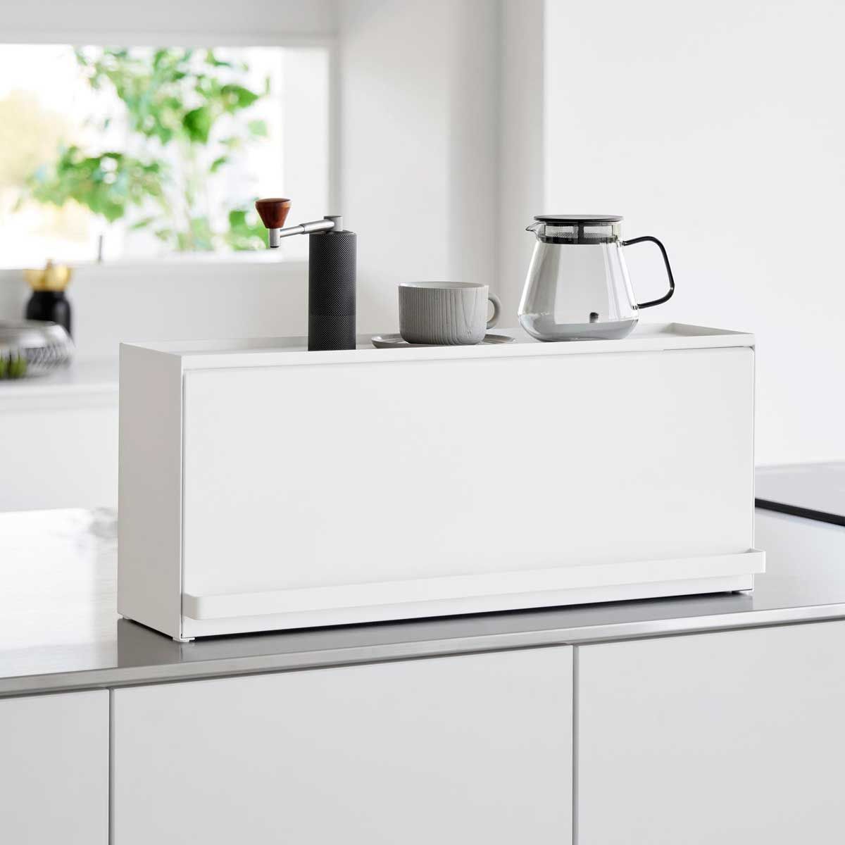 ホワイト マルチファンクション5段引き出しチェスト 寝室 リビング