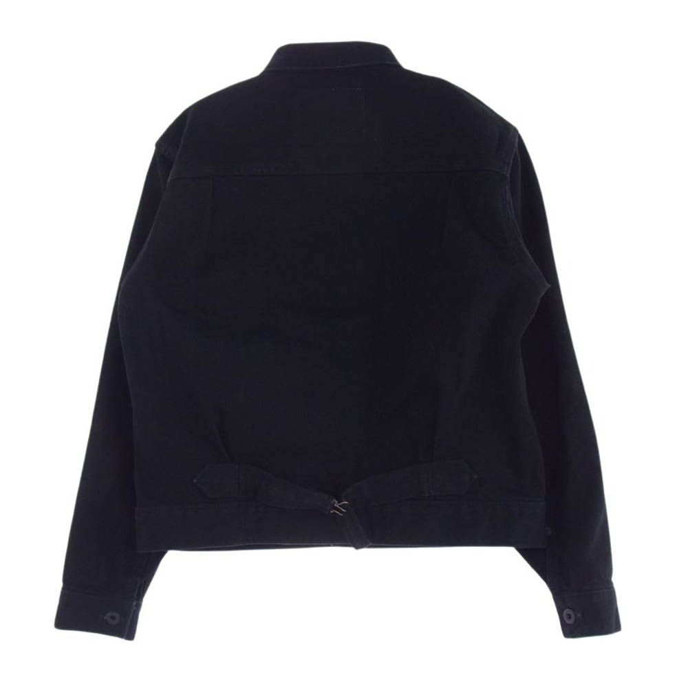 BLACK SIGN ブラックサイン Black Denim Pleats Jacket ブラック