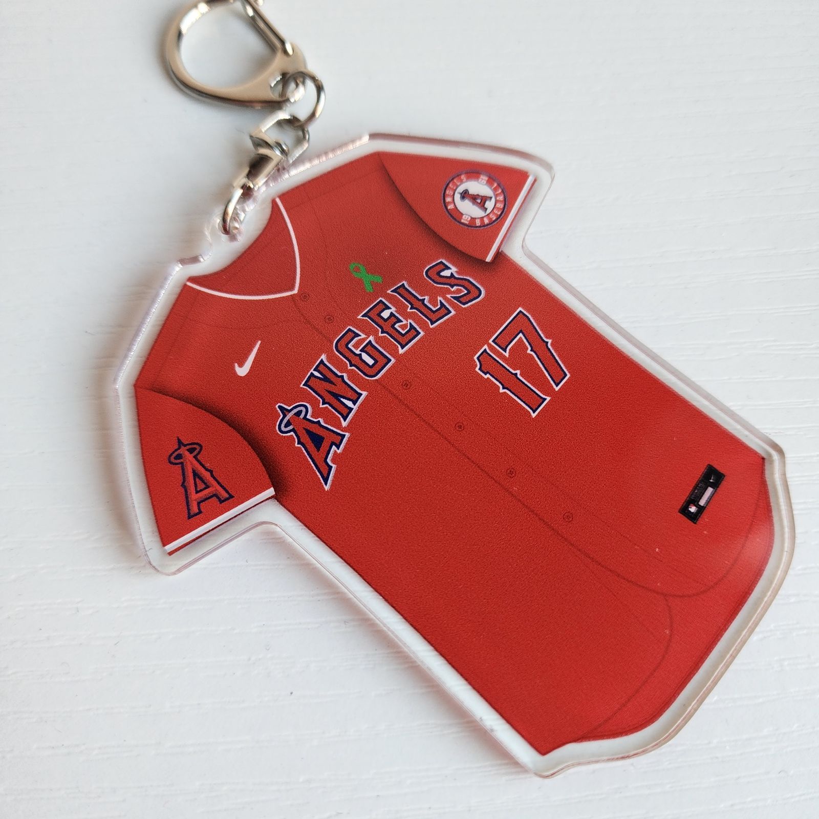 新品 MLB ロサンゼルス・エンゼルス 野球 ユニフォームキーホルダー