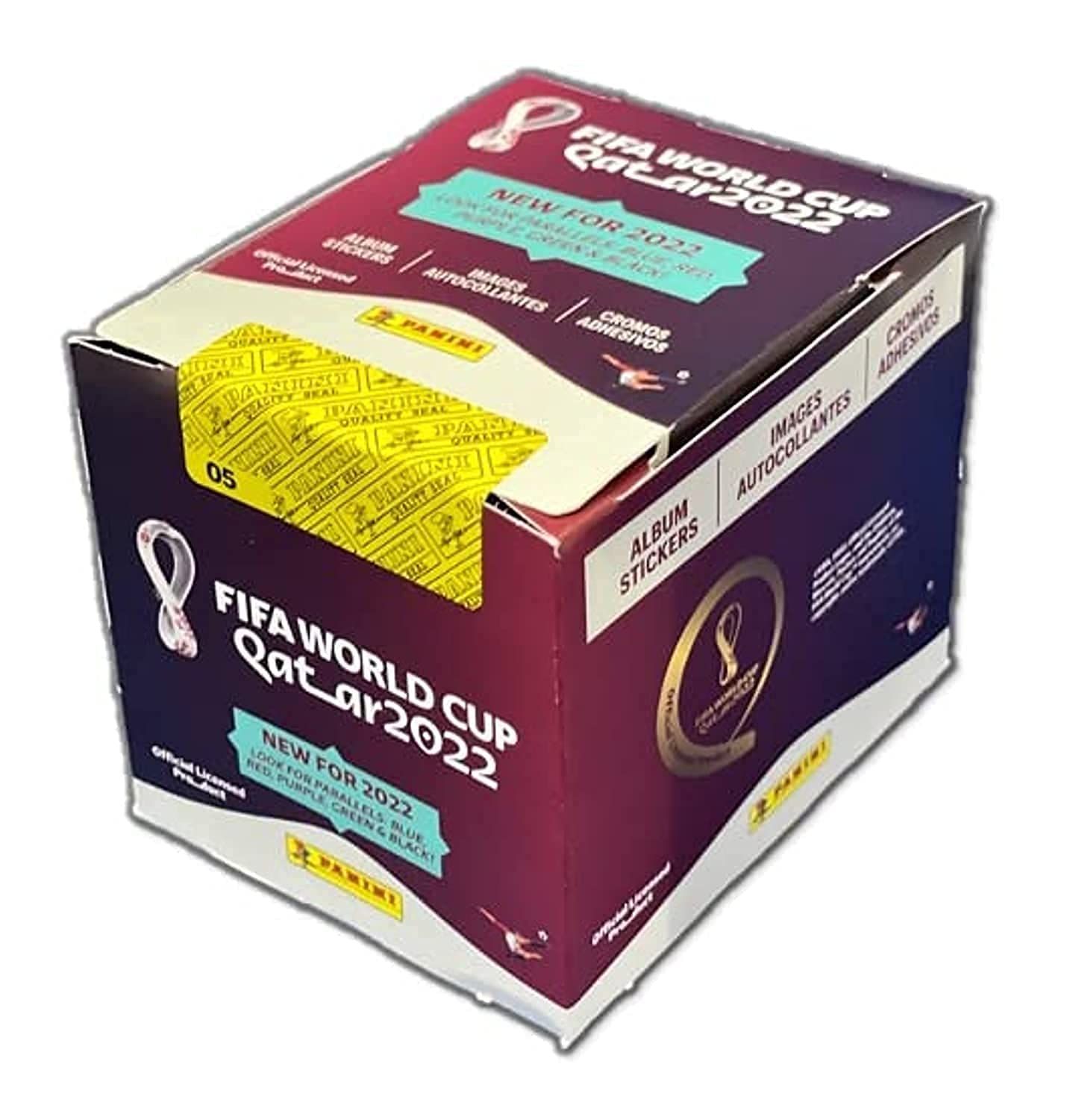 PANINI (パニーニ) FIFAワールドカップ 2022年 カタール大会 ステッカーボックス (5枚入りのパック50個) 