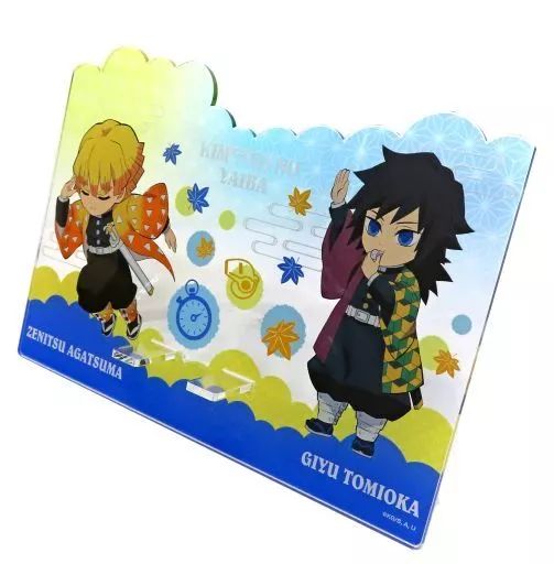 中古】スマホ・モバイルスタンド(アクリル) 我妻善逸＆冨岡義勇