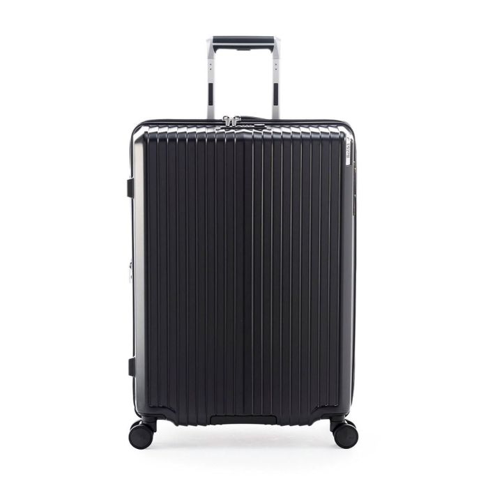 4営業日で発送 A.L.I ALI07524W スーツケース ジッパータイプ 75L 拡張機能付き マットブラック ALI-075-24W