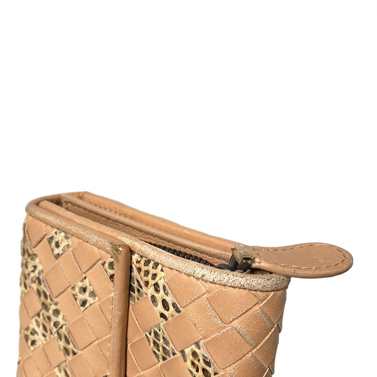 S*s様 ボッテガヴェネタ編み込みレザー長財布 ダークブラウン BOTTEGA