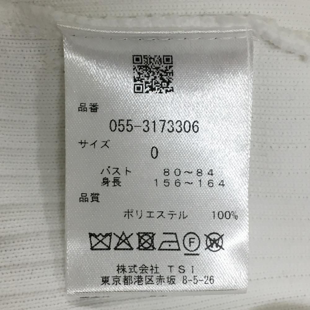 新品】パーリーゲイツ ニットベスト 白×黒 ストライプ編み