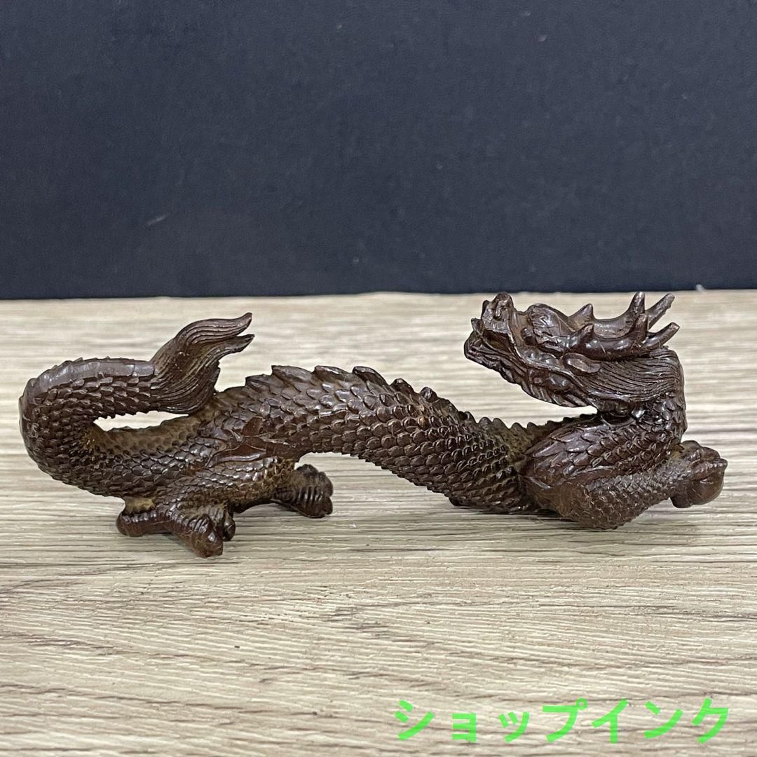 銅 細工 龍 龍騰四海 家内 応接間 オフィス 茶台開運 風水装飾品 工芸品置物