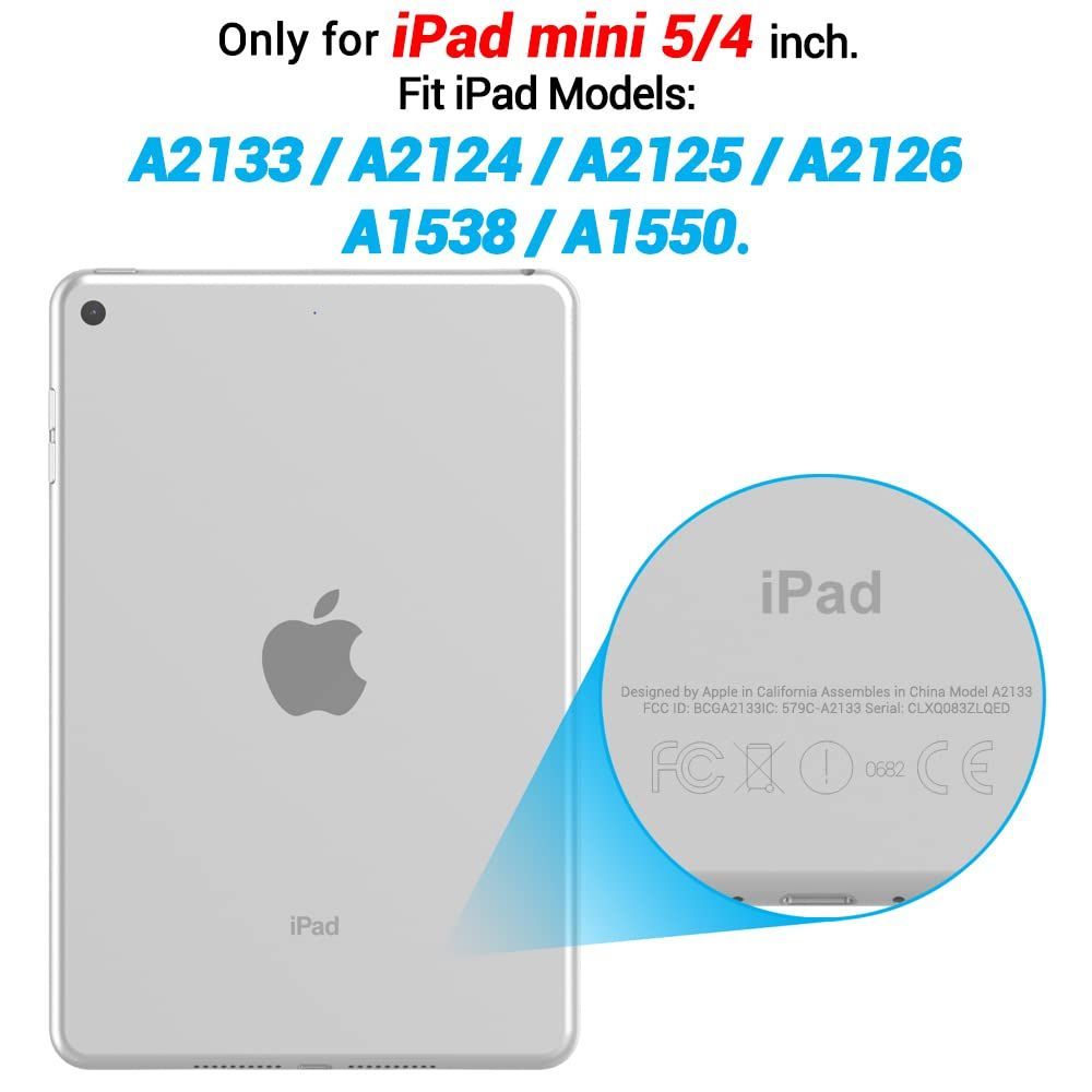 透明スリムシリコンケース 7 9インチケース Asgens 柔軟なソフトTPUタブレットコンピュータケース Apple 4 5 iPad Mini 9インチおよびiPad 9インチ 2015 2019モデ