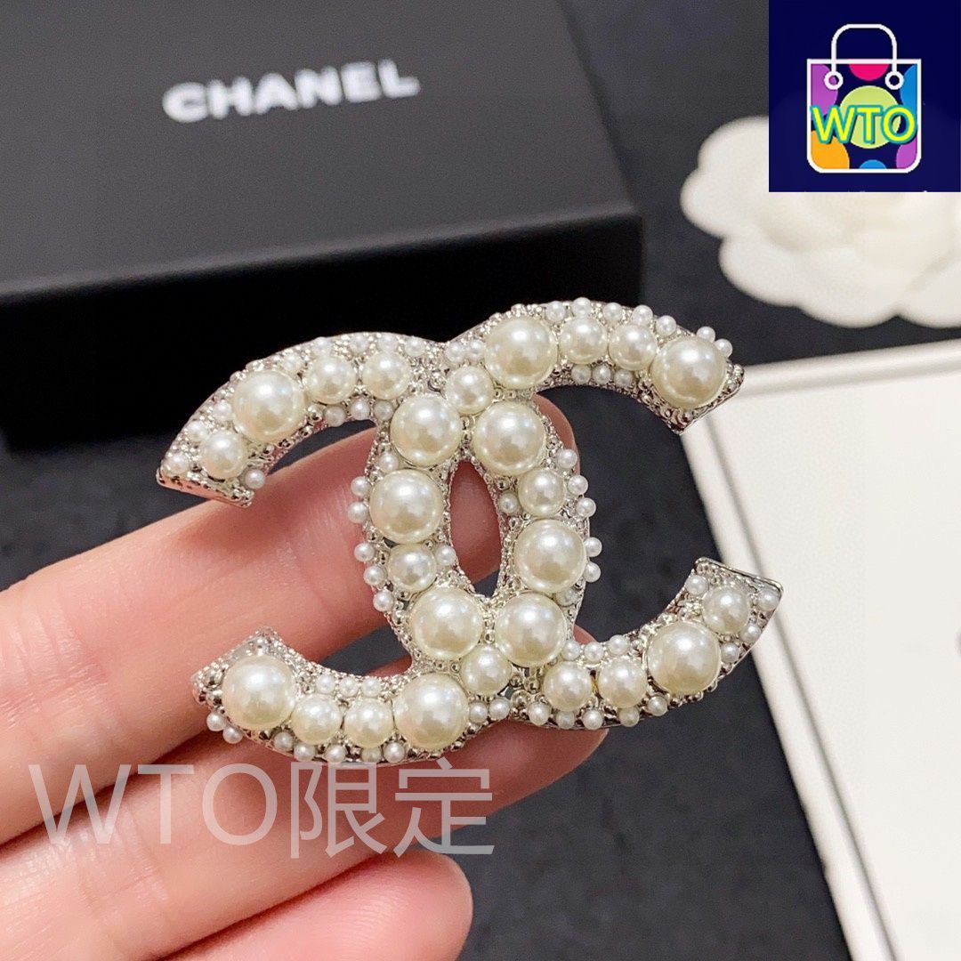 自信と輝きを☆エレガンスを纏う【CHANEL】ブローチ パール 自信と輝きを☆エレガンスを纏う【CHANEL】ブローチ パール