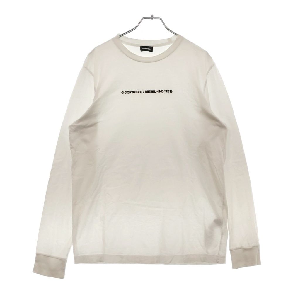 DIESEL (ディーゼル) ロゴプリント クルーネック ロングスリーブ DIESEL (ディーゼル) ロゴプリント クルーネック ロングスリーブ