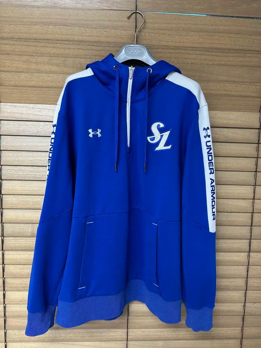 サムスン ライオンズ アンダーアーマー フーディー 2XL