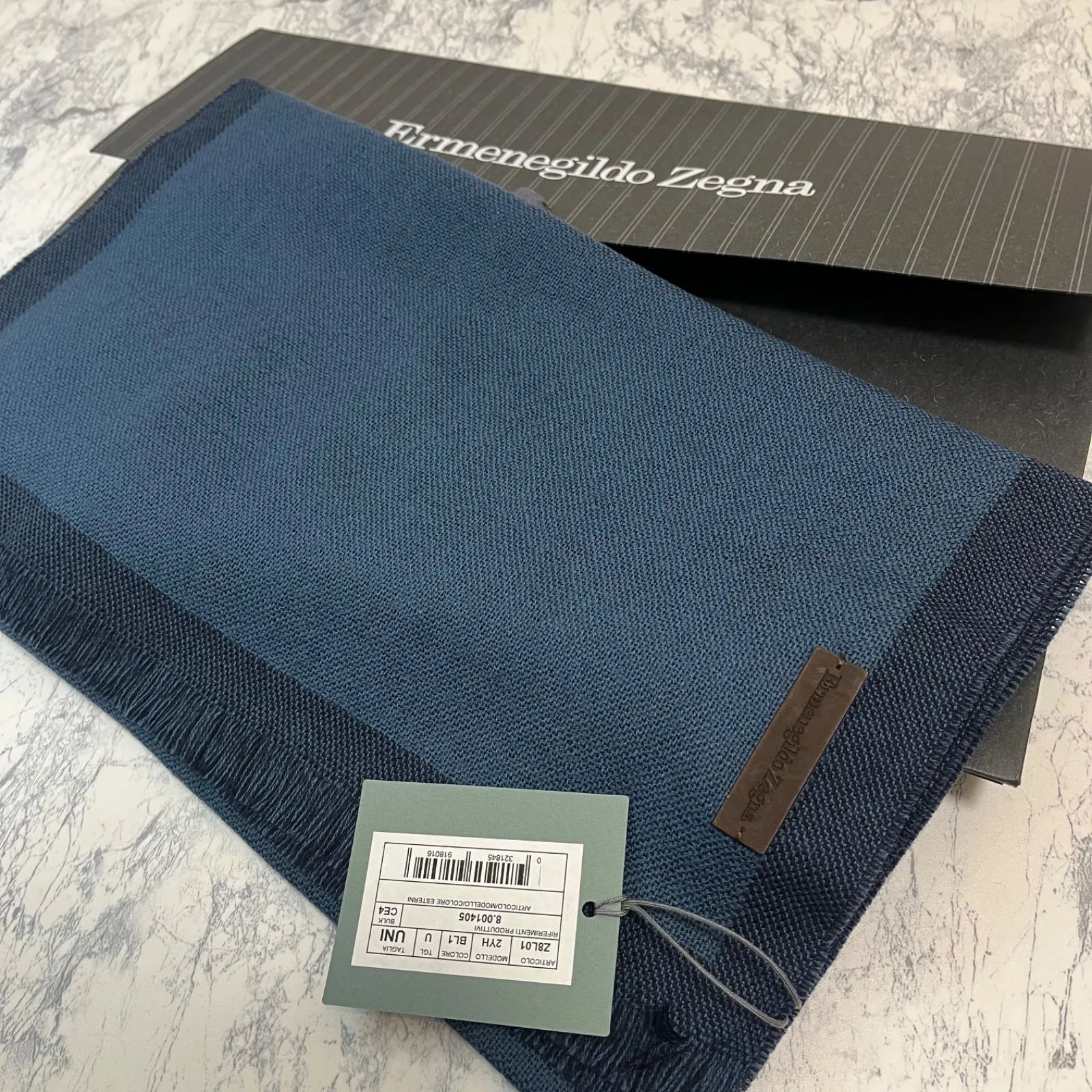 未使用 新品・未使用】Ermenegildo Zegna エルメネジルド ゼニア マフラー