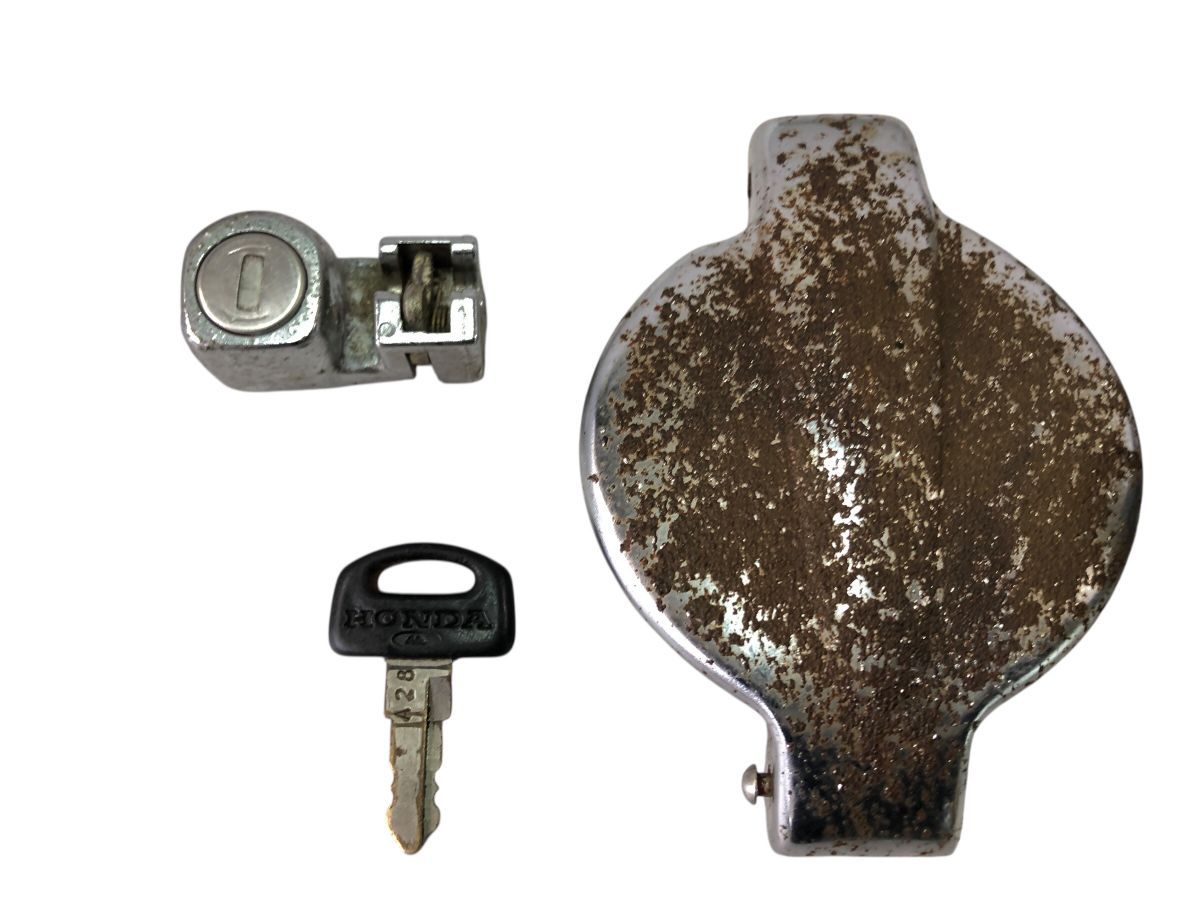 ドリーム CB250 エクスポート 1971-72年式 キーセット イグニッションキー 共通キー1本 作動OK ＯＨにも 2766-M6197