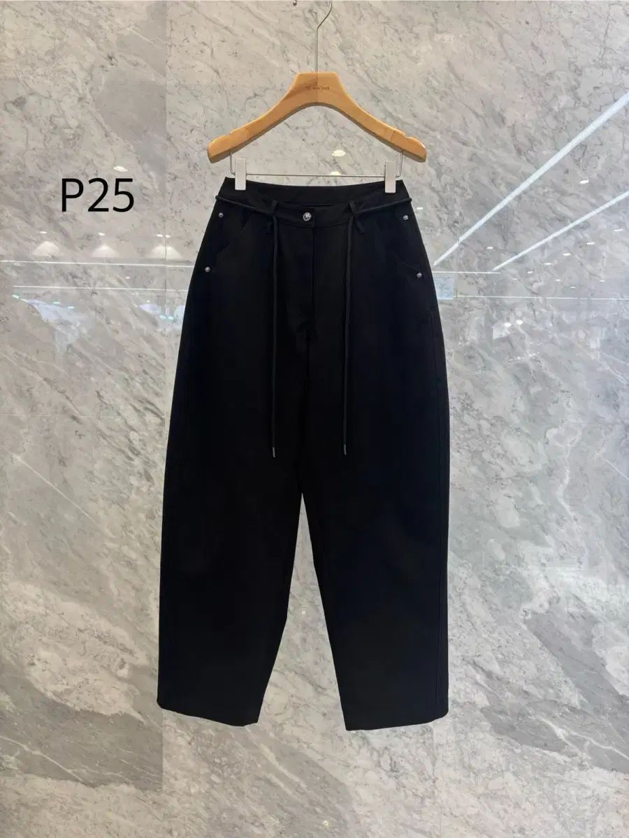 js ニューヨークスタイル 2025 f w ストラップ リボン セミ ワイド バギー ワイドパンツ