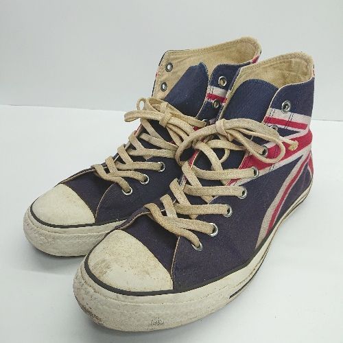 お歳暮 ◇ CONVERSE イギリス国旗 ハイカット 6X050502 STAR ALL 靴