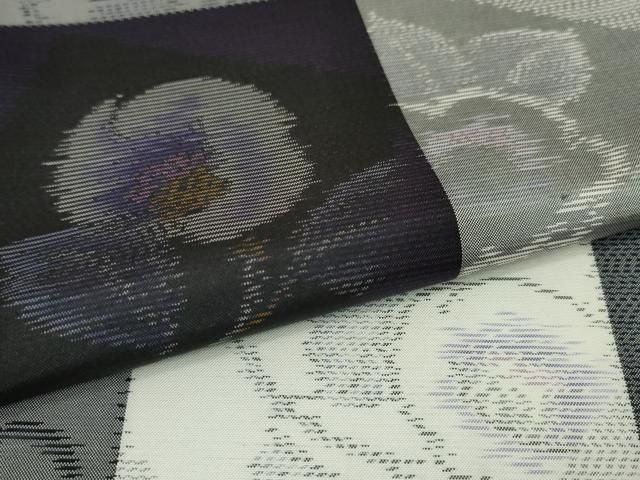 平和屋本店■極上　本場大島紬　市松　椿　逸品　DZAA6219kh5 平和屋本店□極上 本場大島紬 市松 椿 逸品 DZAA6219kh5 - メルカリ