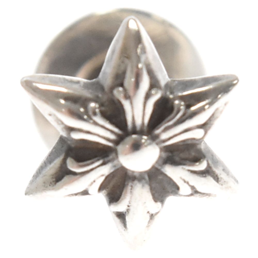 CHROME HEARTS CO STAR スター スタッドピアス シルバー Chrome Hearts - クロムハーツ CO STAR/スタースタッド シルバー