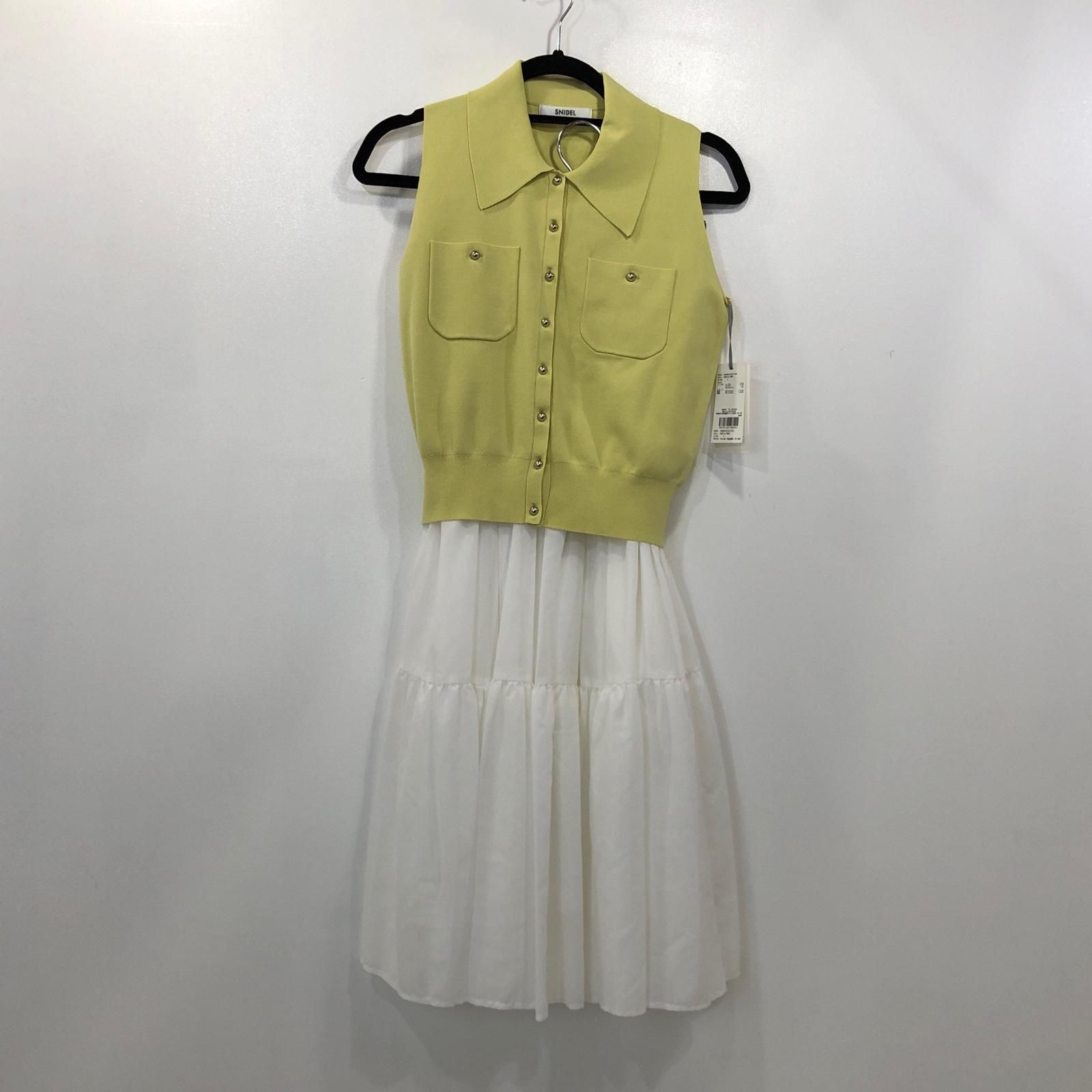 姫路東店 snidel | スナイデル セットアップ ニットベスト×ティアードスカートセット SWN0254184 2025A|W イエロー サイズ 1 112