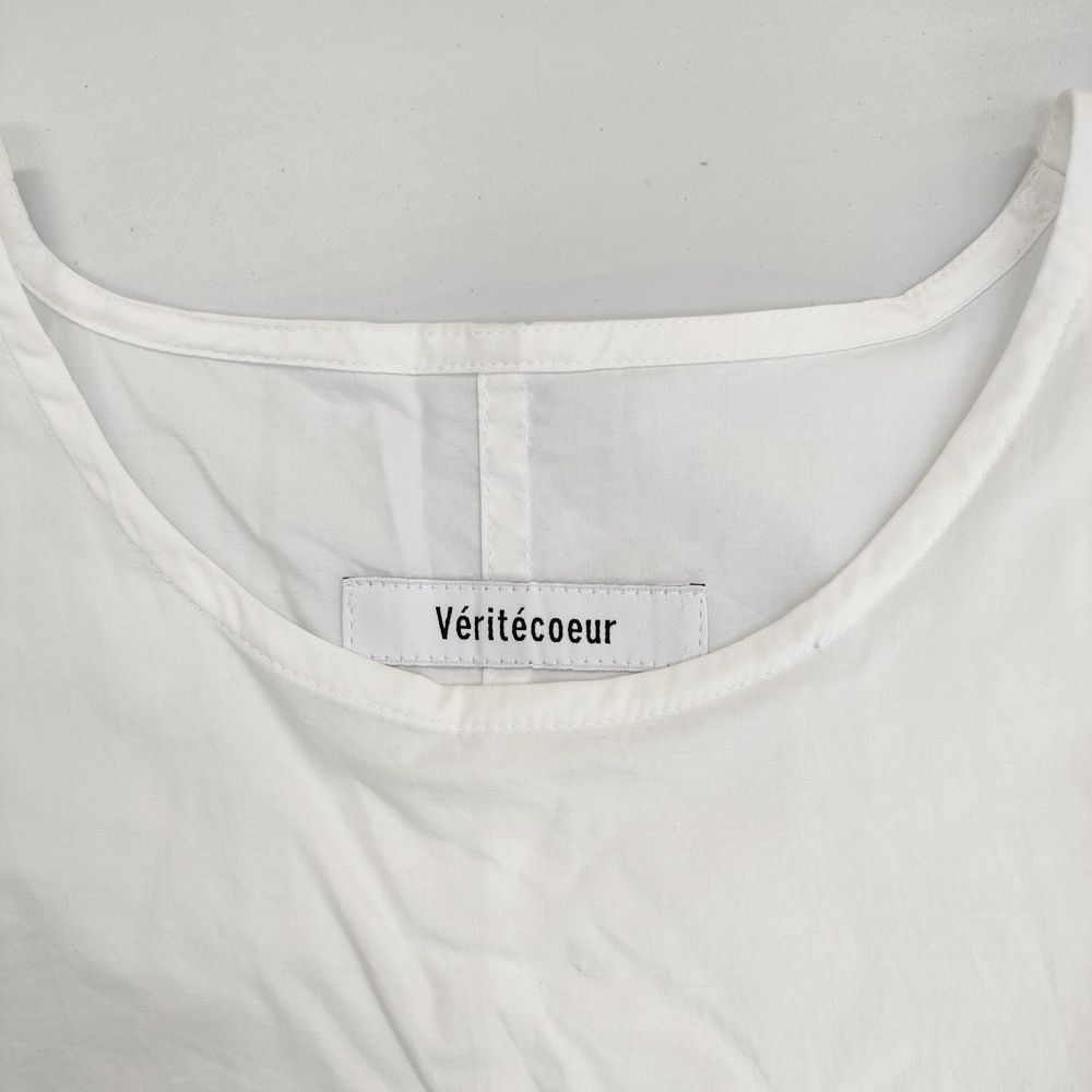 veritecoeur プルオーバートップス 定価18700円 ブラウス シャツ 25SS ホワイト ヴェリテクール 5-0708M 265609 veritecoeur プルオーバートップス 定価18700円 ブラウス シャツ