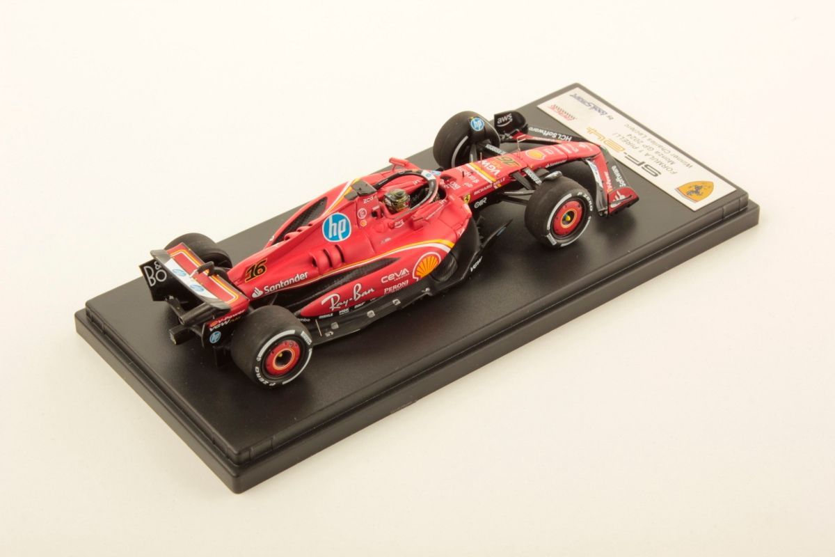 ルックスマート 1/18 フェラーリ SF-24 C.ルクレール 2024年モナコGP