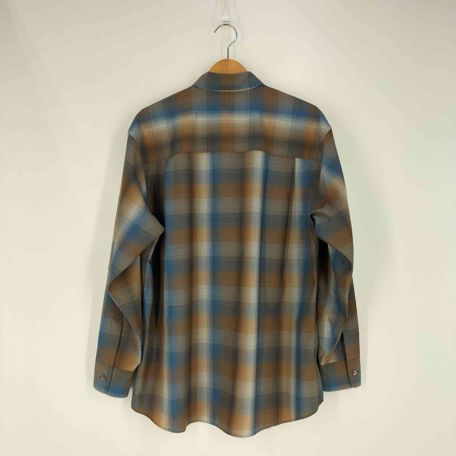 オーラリー AURALEE SUPER LIGHT WOOL CHECK SHIRT スーパー ライト ウール チェックシャツ メンズ JPN：3 -  メルカリ