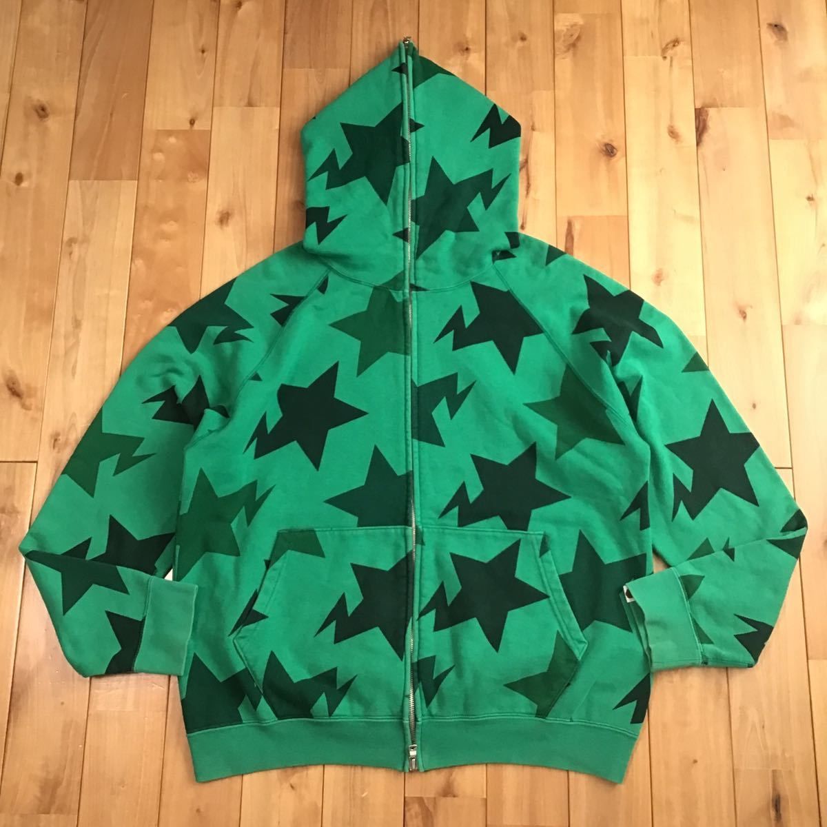 31000円でお願いできますか★激レア★ A bathing ape APE 初期 スターパーカー 希少カラー