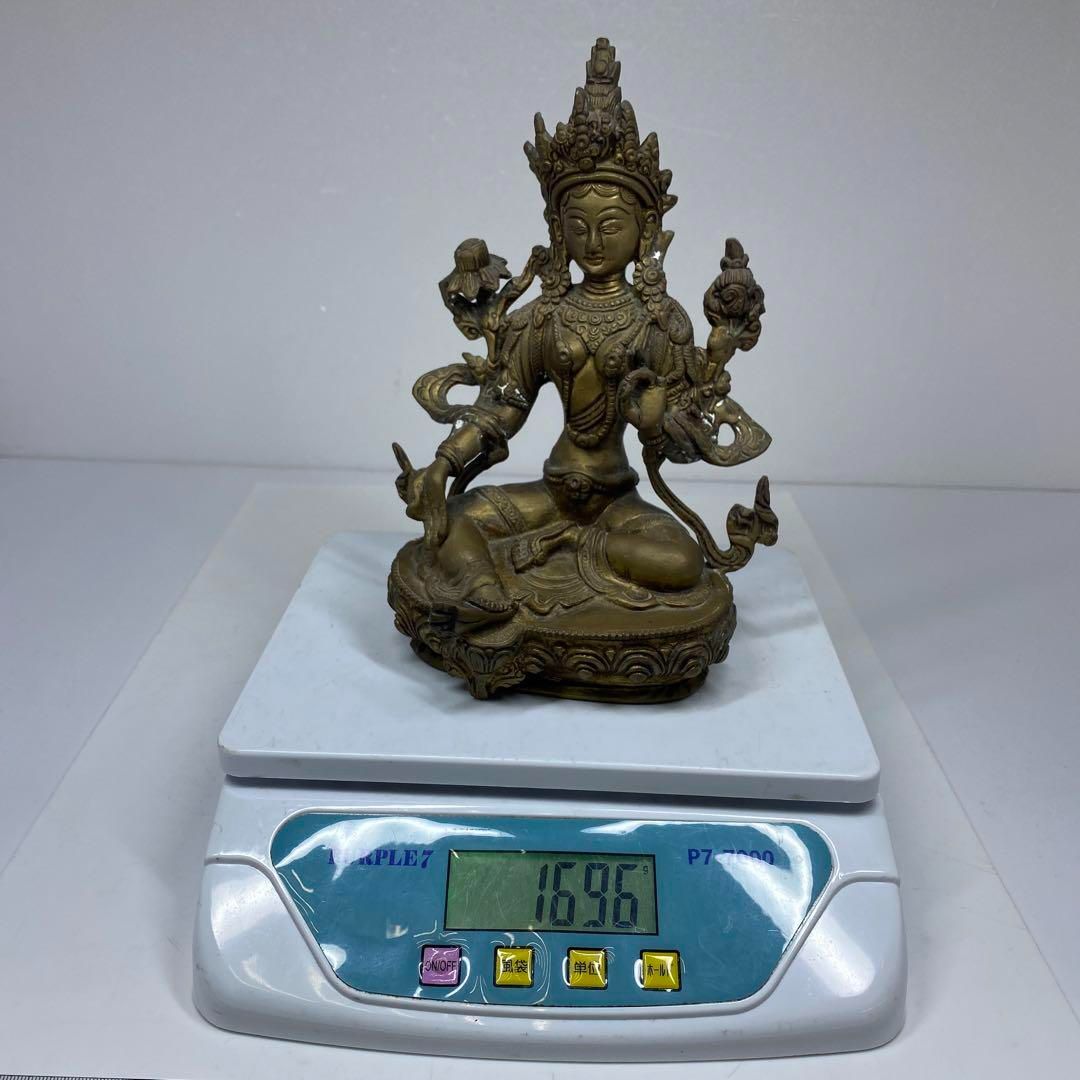 古銅チベット仏 1696g