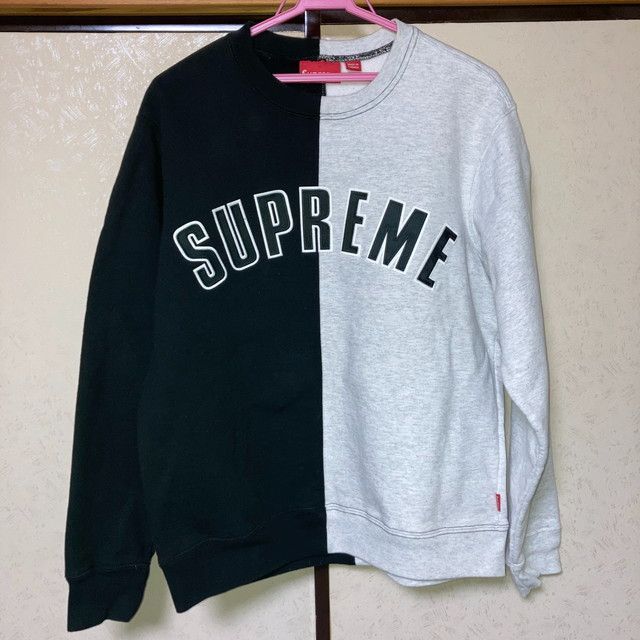SUPREME シュプリーム スエット トレーナー 2トーン メンズ Sサイズ