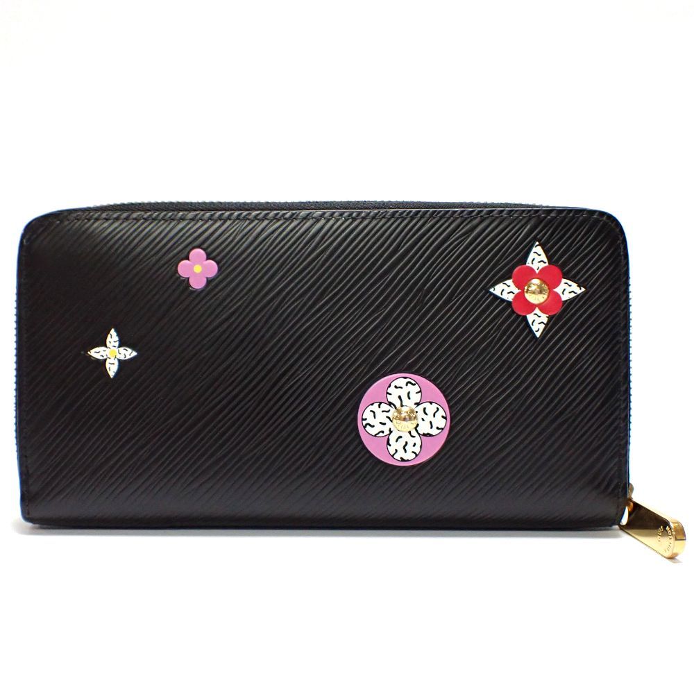 【新型】ルイヴィトン 長財布 ラウンドファスナー エピ ネイビー M61873 LOUIS VUITTON 美品 ルイヴィトン エピ ジッピーウォレット