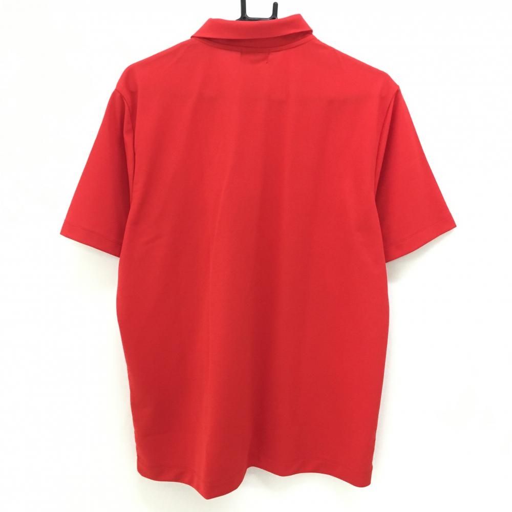 超美品】アルチビオ 半袖ポロシャツ レッド×白 ビックロゴ