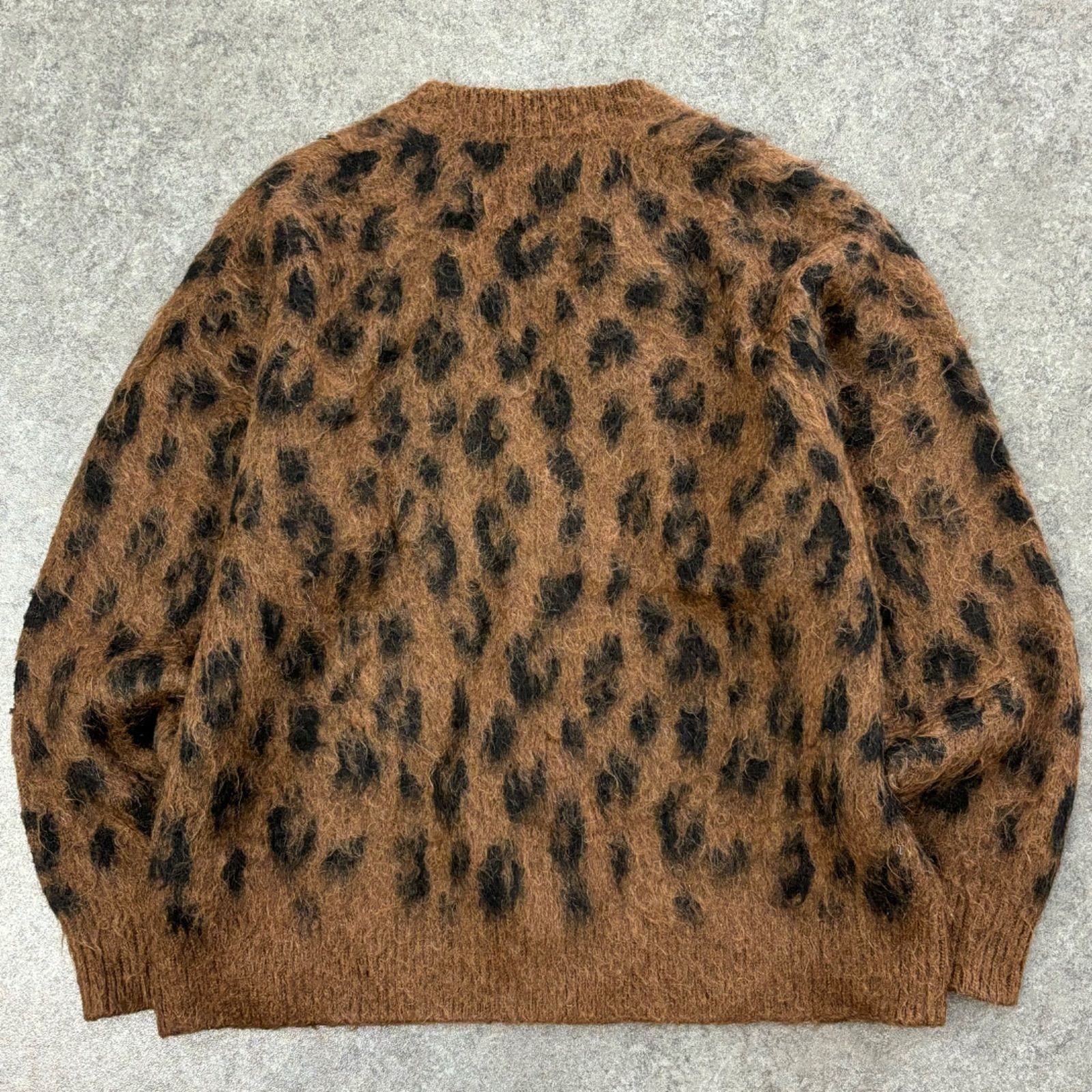 Relume JOURNAL STANDARD Mohair Mixed Leopard Pattern Cardigan 