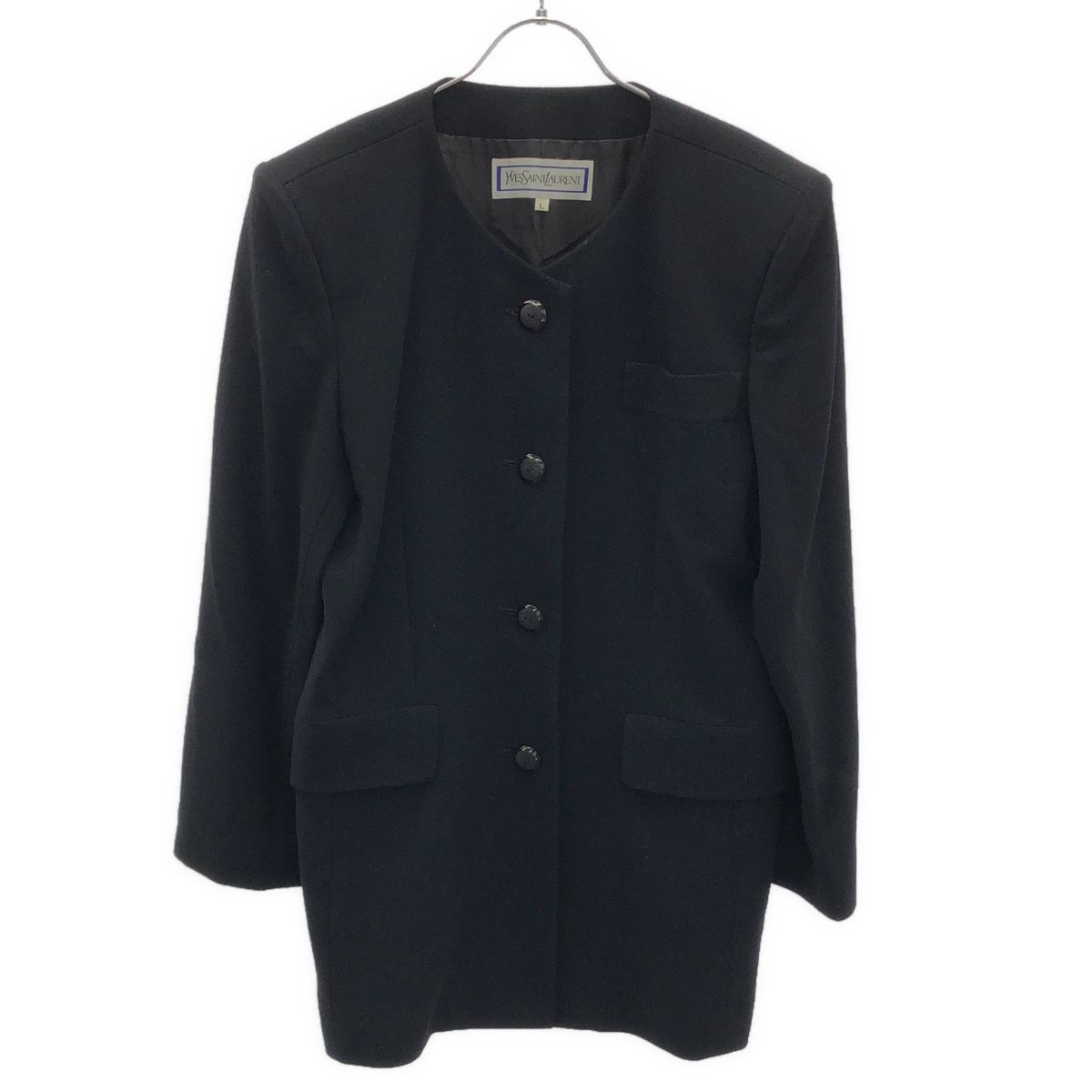 Yves Saint Laurent ブラックスーツ 美品 Yves Saint Laurent(イヴサンローラン) スーツ ブラック サイズ