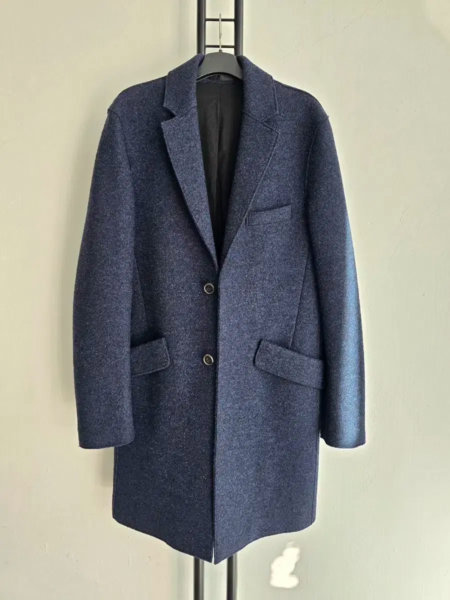ハン HAN ザム タイム TIME メンズ ウール コート ネイビー