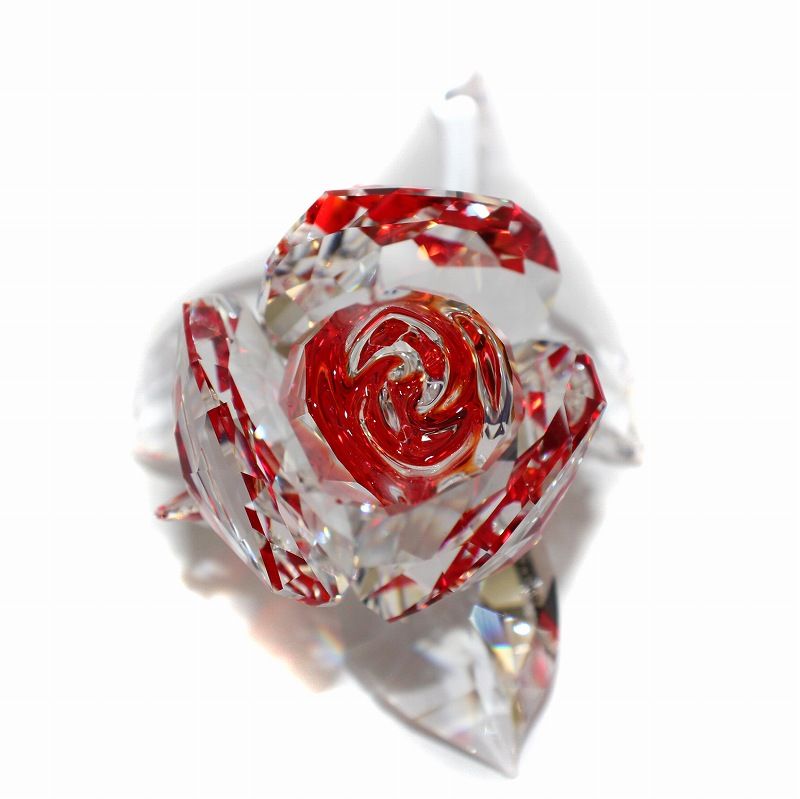 スワロフスキー SWAROVSKI ブロッサミング ローズ Red オーナメント