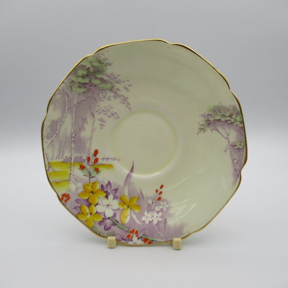 アンティーク 食器 トリオ ティーカップ＆ソーサー Paragon パラゴン