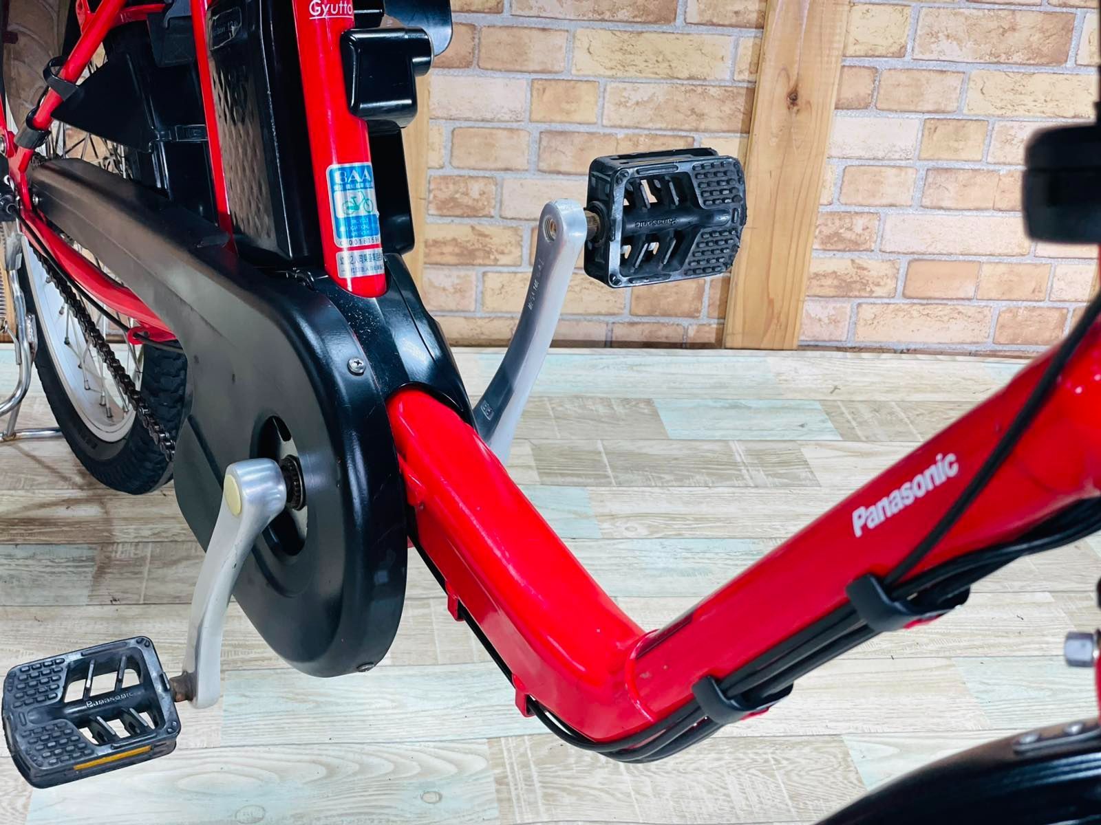 レッド系 大容量 超特価 パナソニック 子供乗せ電動アシスト自転車 H1978 レッド系 大容量 超特価 パナソニック 子供乗せ電動アシスト自転車