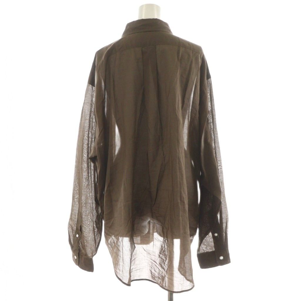 中古】シンゾーン Shinzone SHEER DADDY SHIRT シャツ ブラウス 長袖  