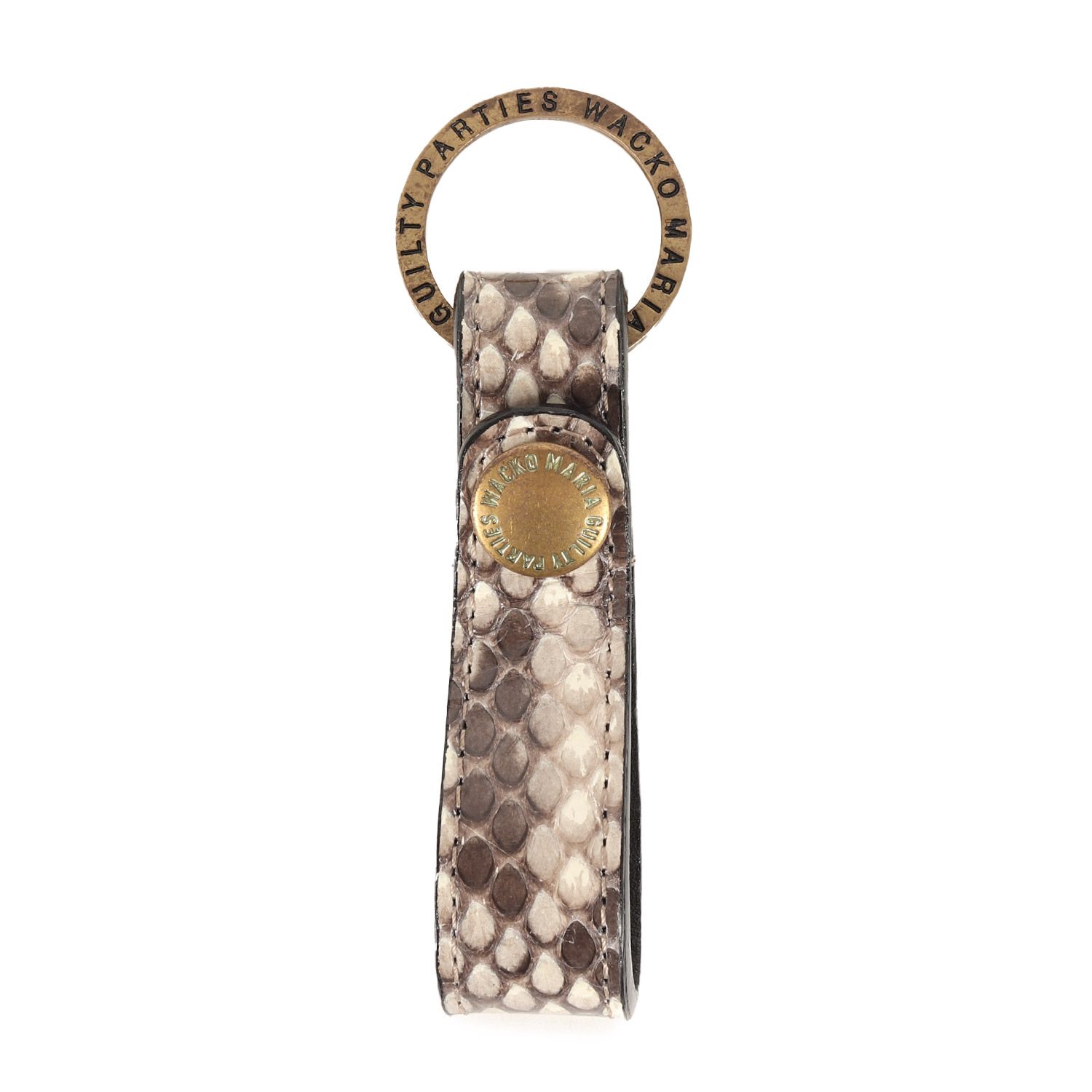 wackomaria ワコマリア　キーホルダー　キーリング　パイソン WACKO MARIA (ワコマリア) PYTHON LEATHER KEY HOLDER ( WACKO