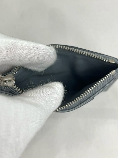 ボッテガヴェネタ BOTTEGA VENETA マキシイントレチャート カードケース コインケース 小銭入れ レザー THUNDER