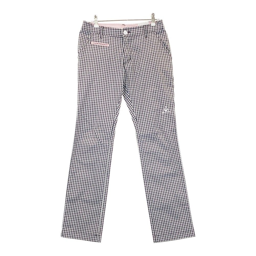 サイズ：9 LECOQ GOLF ルコックゴルフ ロングパンツ チェック柄 