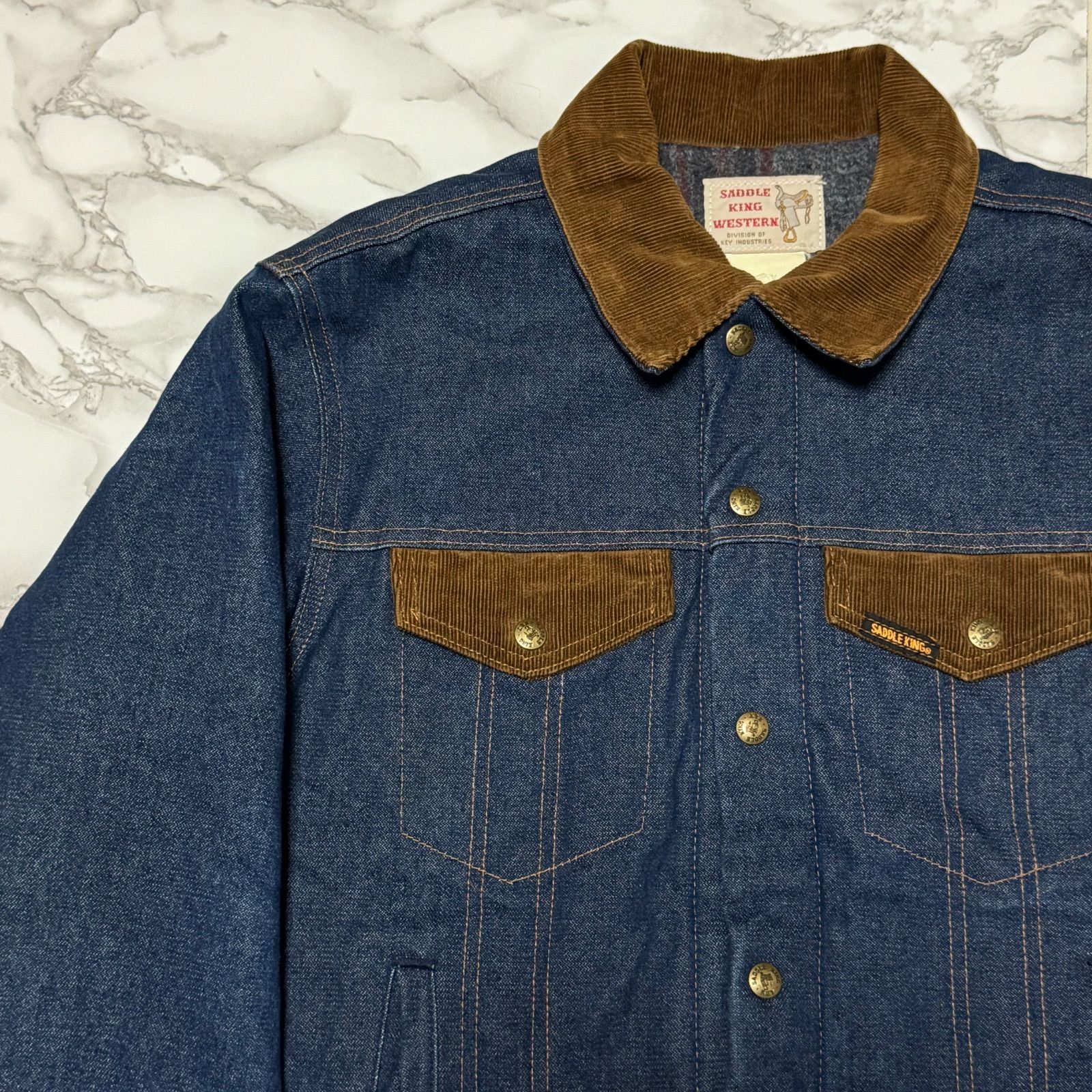 希少【KEY SADDLE KING サドルキング 【商品名】vintage usa製/裏