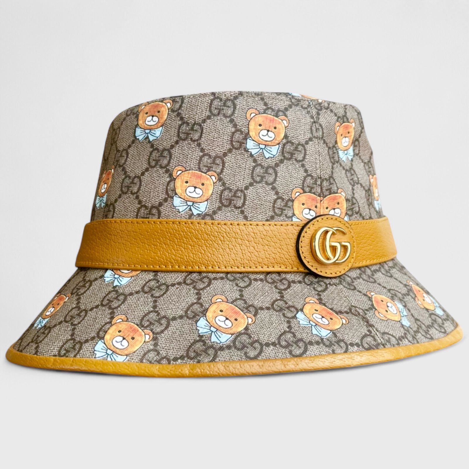 GUCCI グッチ バケットハット GUCCI×KAI L 59cm テディベア GGスプリーム EXO KAI 帽子 ハット