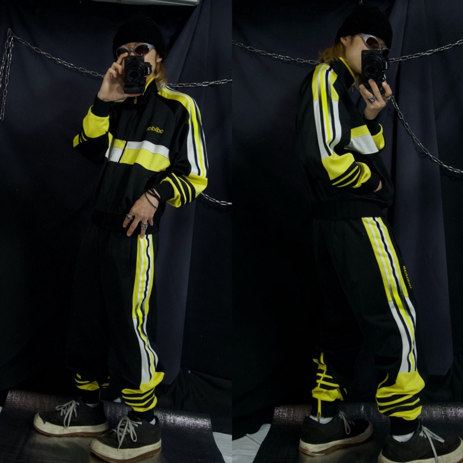 90s Adidas DESCENTE Setup Trefoil Track Jacket Pants 90年代