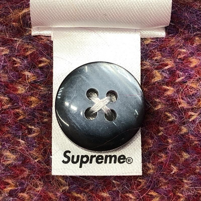 中古】Supreme 22AW Abstract Stripe Cardigan L パープル