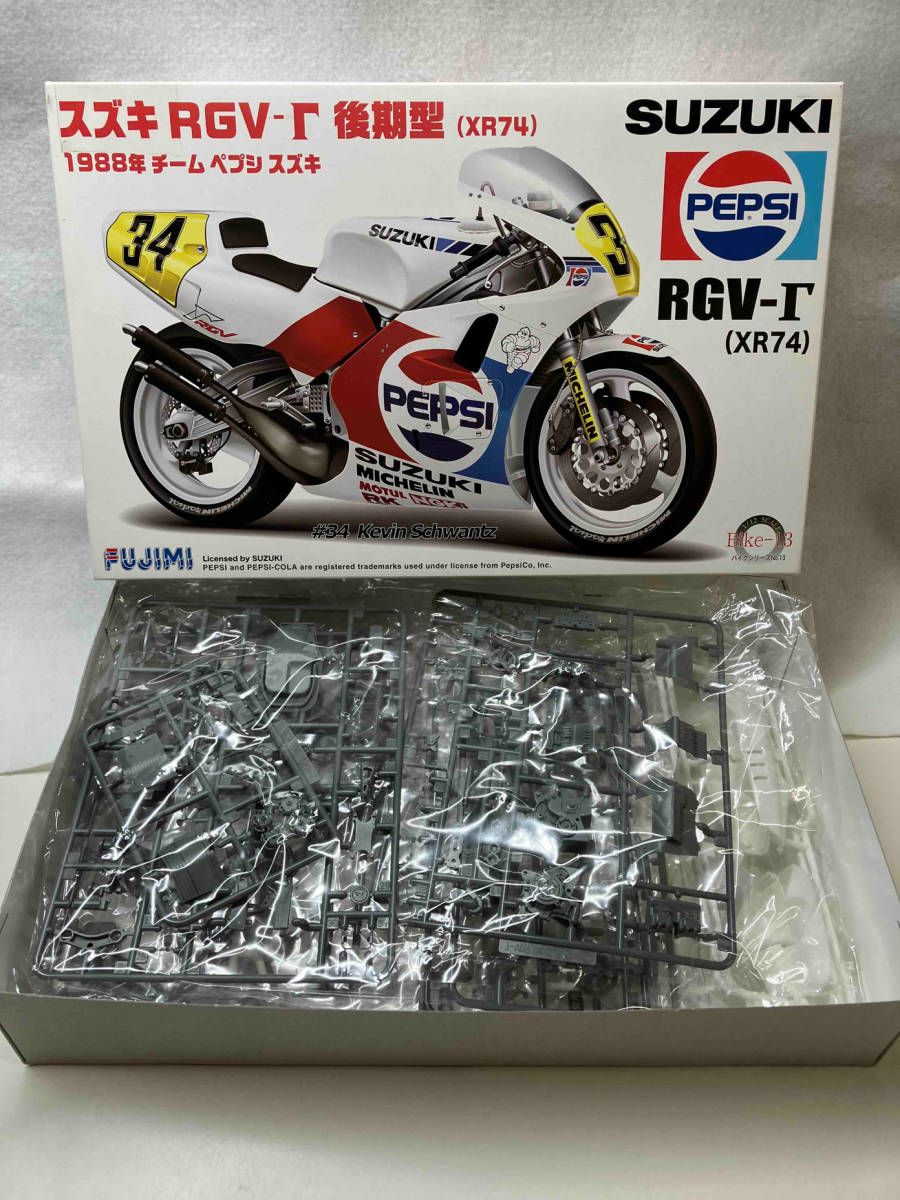 FUJIMI - フジミ スズキ RGV-Γ XR74 1988 ペプシ 1/12 プラモデル SUZUKI RGV Γ XR74 FUJIMI 1/12 scale plastic model [Full
