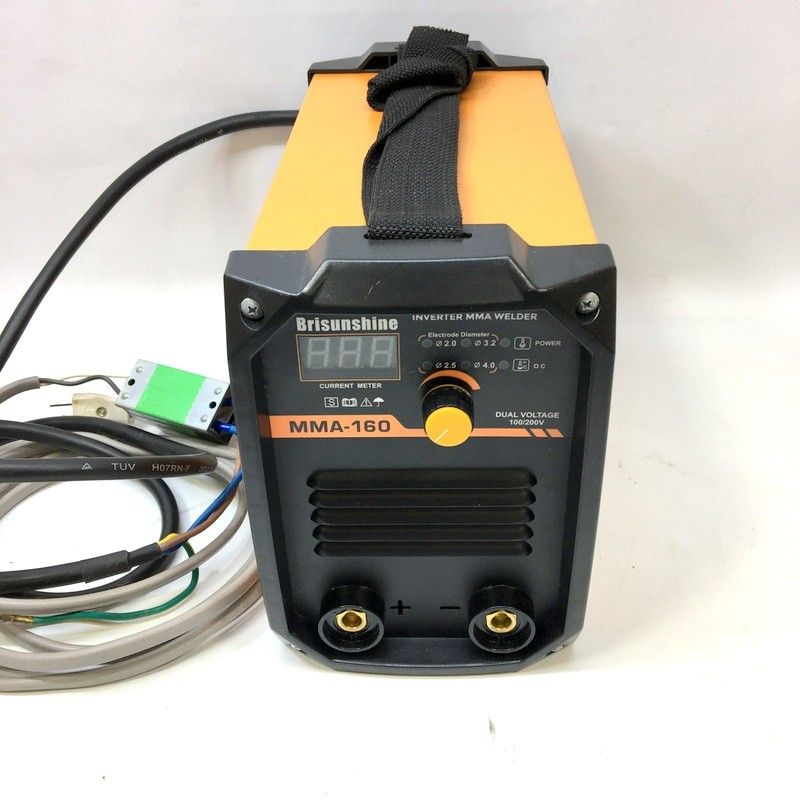 Brisunshine ブリサンシャイン インバーター溶接機 MMA-160 INVERTER MMA WELDER 手動金属アーク溶接 DIY △ DW3583 HRDEVELOPMENT_JP