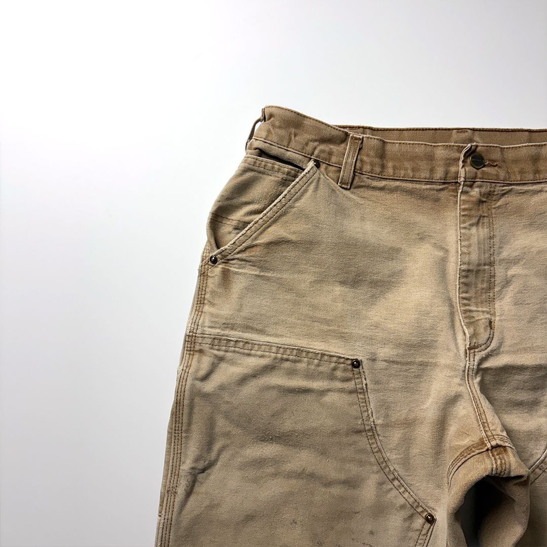 carhartt ダブルニー W36 L34 ブラウン 鬼フェード メキシコ製 carhartt ダブルニー W36 L32 ブラウン 鬼フェード メキシコ製