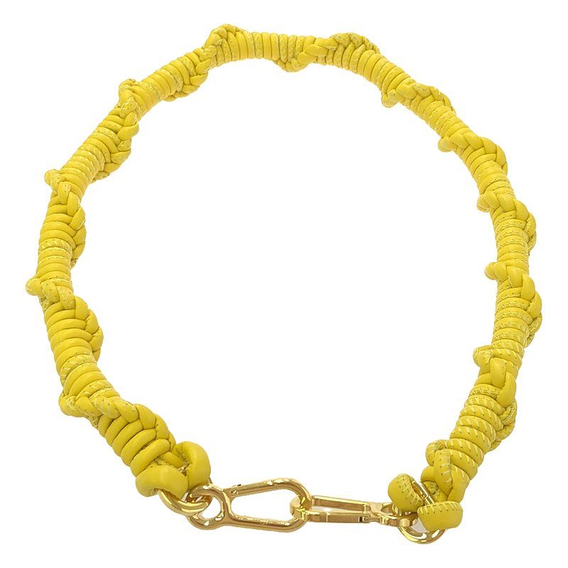LOEWE ロエベ Braided Shoulder Strap ショルダーストラップ イエロー